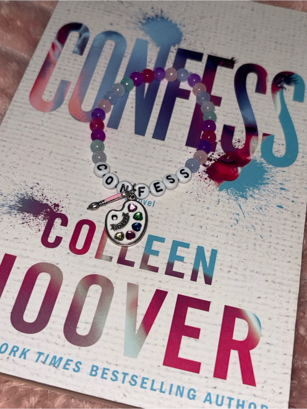 Confess fandom vibes handcrafted bracelet by me (just the bracelet) - Picture 1 of 3